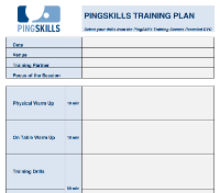 PingSkills Training Plan Template