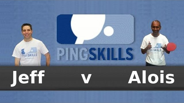 Alois Rosario vs Jeff Plumb - Table Tennis Exhibition Match