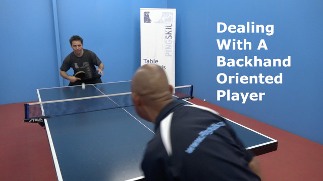 Tactics Against a Backhand Dominant Player