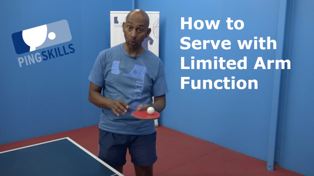 How to Serve if You Have Limited Function in Your Non Playing Hand