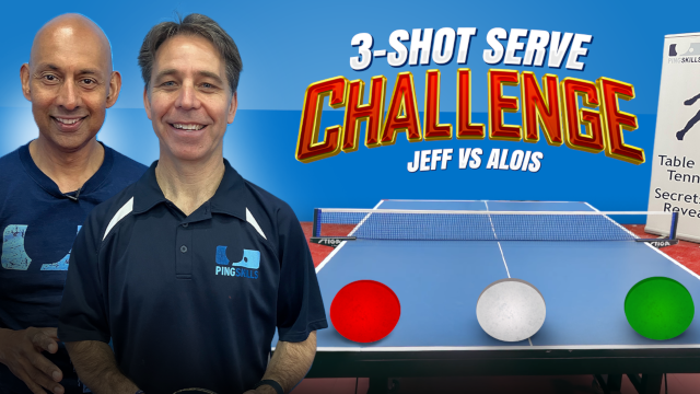Jeff vs Alois: The 3-Target Serve Challenge