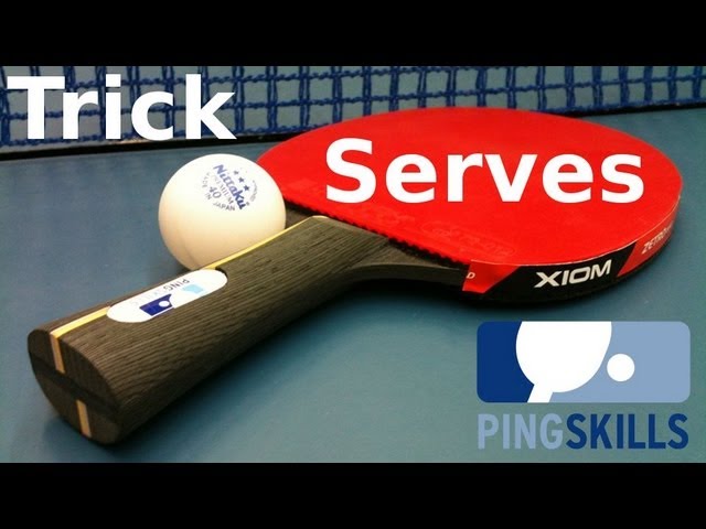 Table Tennis Trick Serves Extravaganza