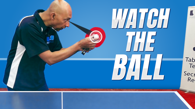 Not watching the ball to contact point