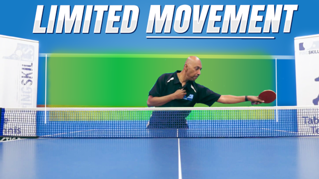 Playing Table Tennis with Limited Movement: What Really Helps?