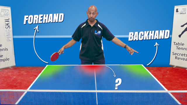 Backhand or Forehand in the Middle