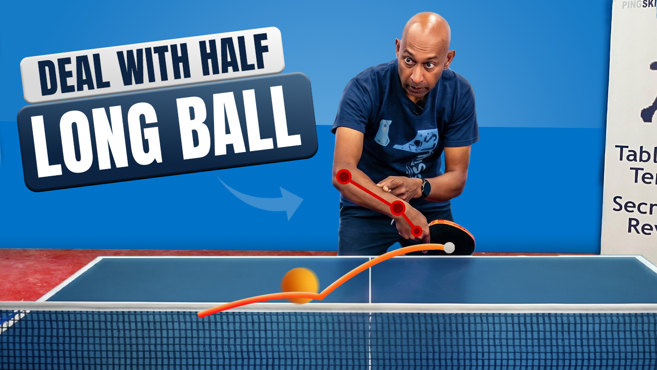 Half Long Balls on my Backhand