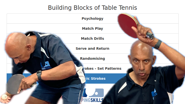 Building Blocks of Table Tennis