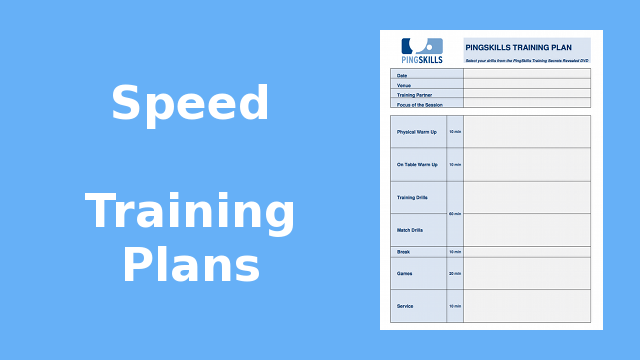 Weeks 17 to 20: Speed Training Plans